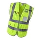 thumbnail image 3 of Chaleco de seguridad Sunnimix con rayas reflectantes tamaño 3 XXL para ropa de trabajo, 3 of 8