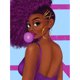 thumbnail image 1 of Diamond Painting (DE9157) Fashion Girl Square Handicraft (FH204) 45x60cm Negro FLhrweasw Nuevo, 1 of 1
