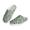 thumbnail image 2 of Lsque Flowers With Leaves Pattern Womens Comfort Cotton on Scuff With Memory Foam and Anti-skid Sole Slipper-35/36, 2 of 7