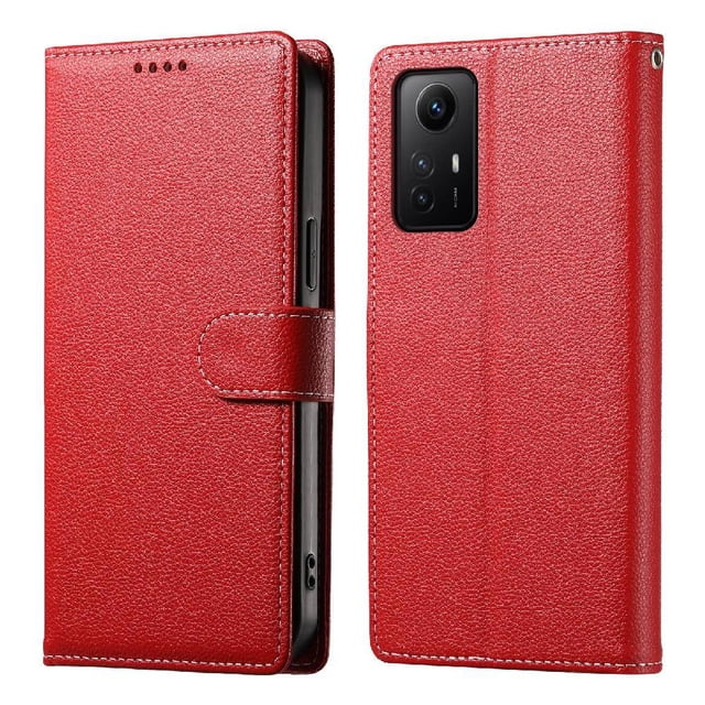 Funda para FOXDOCK Xiaomi Redmi Note 11 4G– Cuero Premium, 3 ranuras para tarjetas, Protección contra impactos