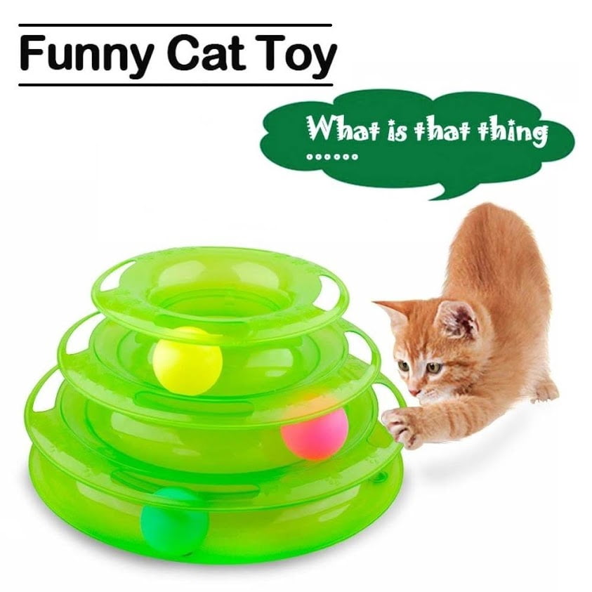 tower of tracks cat toy