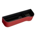 thumbnail image 2 of Organizador para rellenar el espacio entre los asientos del coche. Organizador para el asiento delantero para objetos pequeños y llaves. Rojo, 2 of 6