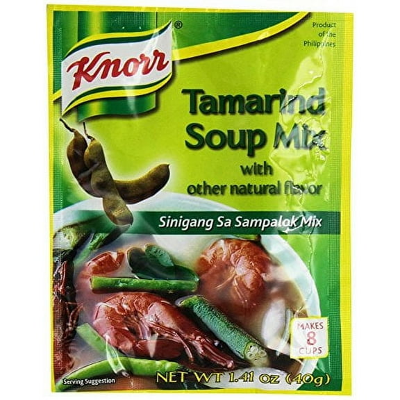 NineChef Bundle - Knorr Tamarind Soup Mix (Sinigang sa Sampalok Mix) 1.41oz (40g) (12)   1 NineChef Brand Long Handle Spoon