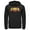 Black, variant on Men's Batman Logo Robin Boy Wonder  Pull Over Hoodie Black 2X Large
