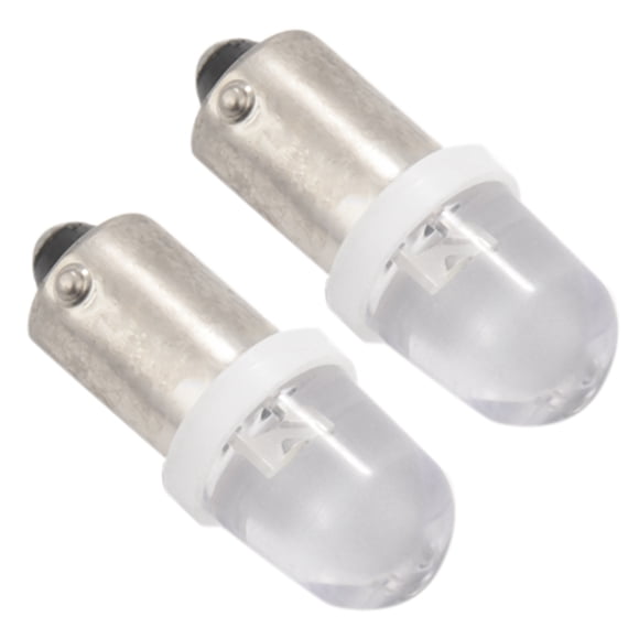 40Pcs BA9S 1895 H6W 53 57 Bayonet LED Light Bulbs for Car Map Lamp 12V White,40 * bulb,Silver
