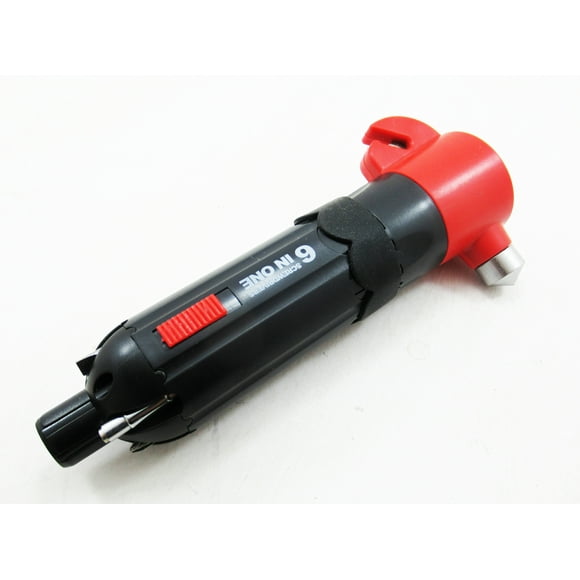 HnF shop 6 in 1 Multi-function Screwdriver 3-LED Torch Hand Repair Tool Portable Car Emergency Tools Kit