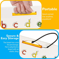 Double Sided Magnetic Letter & Number Board Set Alphabet & Numbers ...