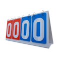 thumbnail image 2 of MesaSe 4 Digit Score Board Scoring Scorekeeper Competition Game Tabletop Scoreboard for Basketball Football Volleyball   Yellow Gray, 2 of 8