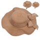 thumbnail image 5 of 2 sombreros de sol para mujer, protección solar UV, transpirables, de ala ancha, para playa, de verano, para mujeres y niñas (sombrero de paja para padres e hijos)., 5 of 14