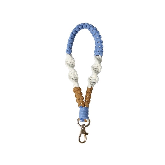 6PCS Boho Macrame Phone Wrist Strap, Cell Phone Lanyard with Tether Tab, Keychain Wristlet Charm, Anti-Loss Phone Chain