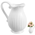 thumbnail image 3 of 1pc Cerámica Jarrón Jarrón Floral Flor Flor Disponer Botella Simple Jar Jug Flor Flor, 3 of 7