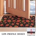 thumbnail image 3 of Red Strawberry Plants Fruit Pattern Black Pattern Door Rugs,Washable Non Slip Door Mats Indoor,Decorative Door Mats,Entry Mat Indoor for Entrance,Bedroom,Kitchen,Bathroom,17"x30", 3 of 6