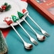 thumbnail image 3 of Cucharas de árbol de alce de Feliz Navidad, adornos de fiesta de Navidad, decoraciones navideñas para la mesa del hogar, regalo de Año Nuevo 2023, 2024, 3 of 4