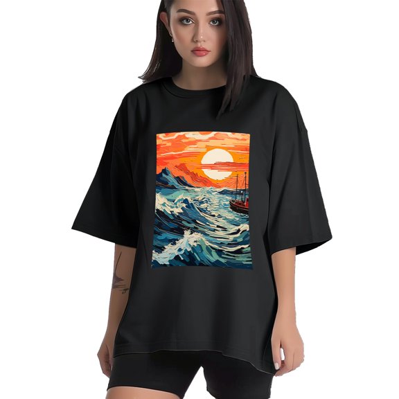 Plus Size Shirt for Women Black Tops for Women Short Sleeves Shirt for Women T Shirt Crewneck Shirt for Women XS