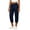 Navy, variant on cocolona Womens High Waist Casual Capri Joggers Solid Color Elastic Waist Straight Workout Lounge Pants with Pockets