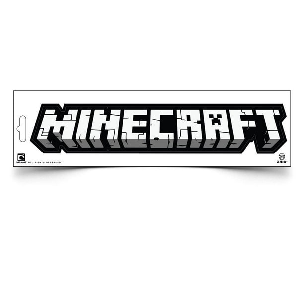 Minecraft Logo Sticker - Walmart.com - Walmart.com