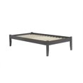thumbnail image 3 of Atlantic Furniture Concord Lit Simple Plate-Forme avec Planche de Pied Ouverte en Gris, 3 of 4