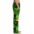 thumbnail image 5 of Fabrcox St Patricks Day Men's Pajama Bottoms Slim Fit Elastic Waist Drawstring Green Shamrocks Print Men Pajama Pants Casual Soft Wide Leg Sleepwear Pants, 5 of 7