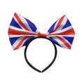 thumbnail image 2 of Queens Platinum Jubilee Union Flag Diadema 70 Años Aniversario British Flag Bow Hairband Hair Hoop ANGGREK  No, 2 of 7