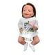thumbnail image 2 of Muñeca bebé realista con pelo de mohair lavable y cuerpo suave para niños | Juguete para el baño y disfraces para niñas y niños | Incluye botella de agua, 2 of 5