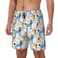 thumbnail image 2 of Fotbe Poodle Dog Men’s Swim Trunks Quick Dry Swim Shorts Board Shorts with Mesh Lining-Medium, 2 of 9