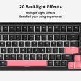 thumbnail image 2 of Teclado mecánico para juegos de 99 teclas, teclas PBT con cable de modo único para ordenador PC, 2 of 4