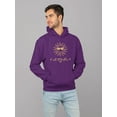 thumbnail image 2 of Le Soleil Radiance - Vintage Sun Emoji Graphic Men's Hoodie, 2 of 4