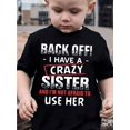 thumbnail image 1 of Camiseta de manga corta de verano para niño con el estampado «¡Atrás! Tengo una hermana...»., 1 of 7