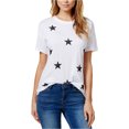 thumbnail image 1 of Carbon Copy T-Shirt à Sequins pour Femmes, Blanc, Juniors, Petit, 1 of 1