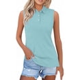 thumbnail image 2 of WCJM V Neck Bralettes Wireless Cami Bra Tank Tops Bra Women's Tanks and Camis Shirts for Women 2026 Summer Button Down Collared Sleeveless Tops Business Work Casual Basic Blouses, 2 of 5