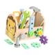 thumbnail image 4 of Juego de herramientas para niños, juguete de viaje, construcción, formas, reconocimiento de colores, tuercas y tornillos, herramientas de madera para, 4 of 9