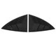 thumbnail image 1 of 2Pcs Side Window Spoiler Smooth Surface Triangle Splitter Cover Replacement for Tesla Model Y 2021-2023 Black, 1 of 4
