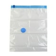 thumbnail image 4 of Transparent Vacuum With Valve Bag Folding Compressed Space Saving Clothes Storage Large Plastic Compression Empty Bag, 4 of 6