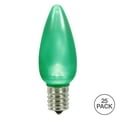 thumbnail image 2 of Vickerman C9 Ceramic LED Green Twinkle Bulb Nickel Base, 25 Bulbs per bag, 2 of 2