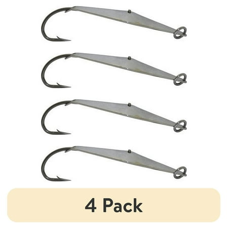 (4 pack) Tsunami 3 Sea Spoon Trolling Lure Size 4/0 Silver