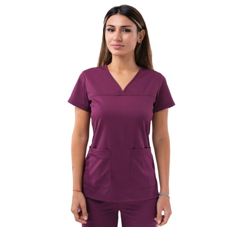 

Adar Pro Scrubs For Women - Sweetheart V-Neck Scrub Top