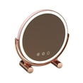 thumbnail image 1 of TISHITA Lighted Makeup Mirror USB Charging Practical for Living Room Home Apartments pink, 1 of 8