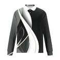 thumbnail image 4 of Blusa y camisa de manga larga con cuello vuelto para hombre, jersey de solapa de manga corta, top deportivo de manga corta con solapa, blusa de poliéster para hombre, 4 of 4