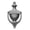 Lifetime Satin Nickel, variant on Baldwin 0102044 Colonial Style Solid Brass Door Knocker - Brass