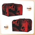 thumbnail image 3 of Fotbe Red And Black Abstract Skull for Four Slice Toaster Cover, Fingerprint Protector, Super Soft Appliance Cover And Dust Cover,Bread Dust Cover & Fingerprint Protection, 3 of 7