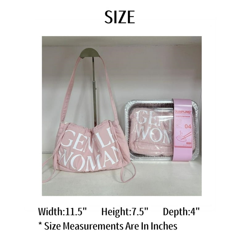 【Gentlewoman】Dumpling バッグ : Pink Rose Petal Gentlewoman Dumpling Bag, Pink Rose Petal - Walmart.com