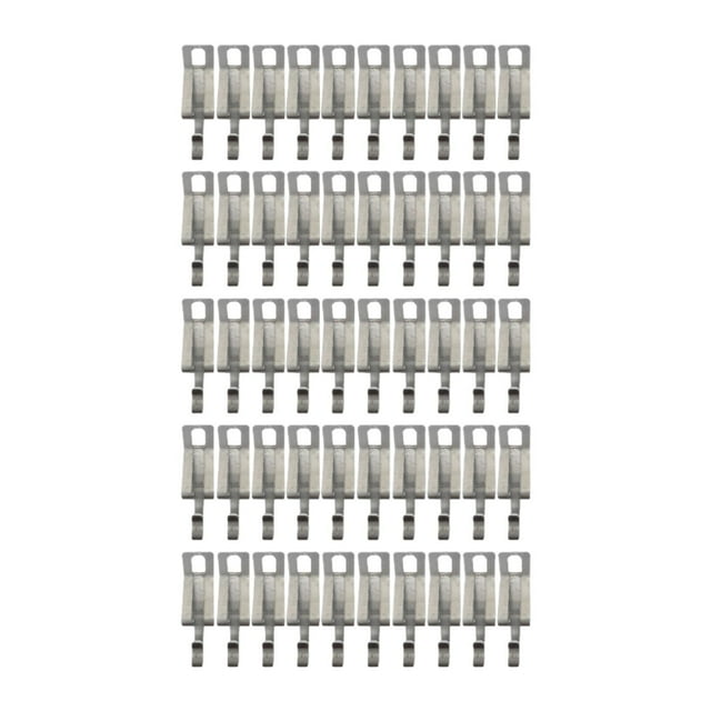 jifeng 50 Pcs Clips de Câble Chauffant pour Toit Faciles à Installer Clips de Câble Chauffant Style B