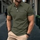 thumbnail image 1 of Blusa y camisa de manga corta con cuello vuelto y bloques de color para hombre Camiseta de manga corta con cuello abotonado para hombre, 1 of 5