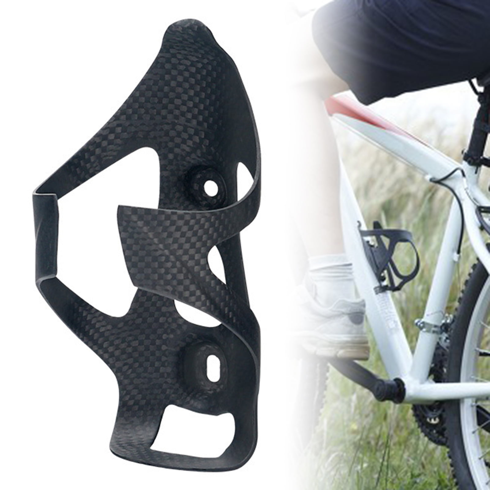 1*Water Bottle Cage MTB Road Bike Drink Cup Cages Holder Carbon Fiber Ultralight