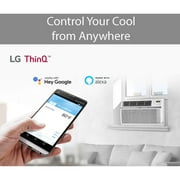 LG 10,000 BTU 115V Window-Mounted Air Conditioner with Wi-Fi Control, LW1017ERSM