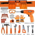 thumbnail image 5 of TOY Life Kids Tool Set with Kids Tool Belt, Toddler Tool Set with Electric Toy Drill, Construction Tool Set for Kids Halloween Pretend Play Tools, Toy Tools for Kids Ages 3 4 5 6 7 Years Old, 5 of 8