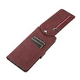 thumbnail image 3 of Nalacover Zipper Wallet Case for iPhone 14,360 Protection Luxury PU Leather&Soft TPU Magnetic Buckle Flip Card Pocket Shockproof Cover with Detachable Wrist Strap.For iPhone 14,Winered, 3 of 9