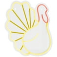 thumbnail image 3 of Northlight Pre-lit LED Turkey Thanksgiving Neon Wall or Window Decoration – 15" - Yellow and Red, 3 of 9
