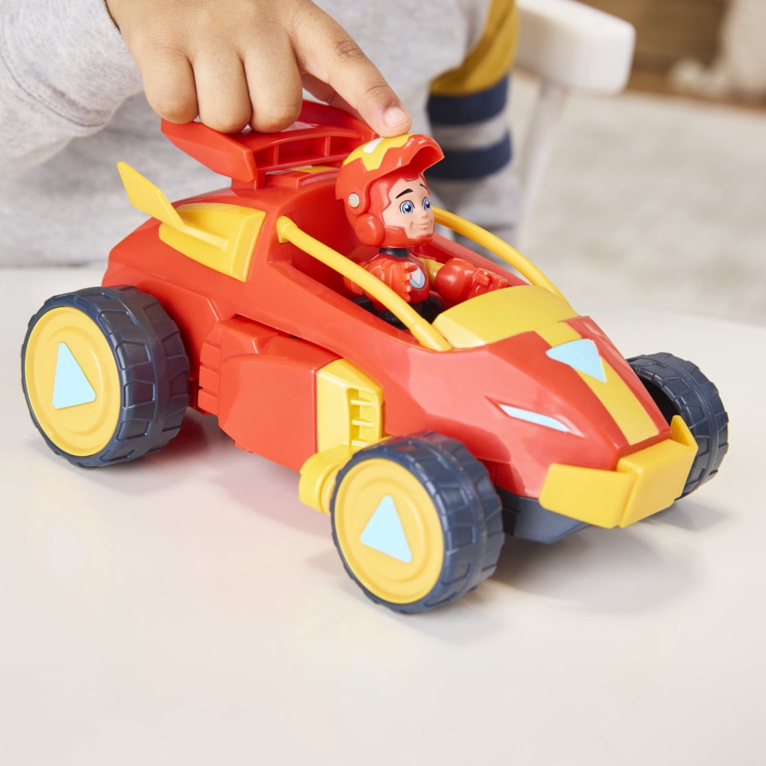 Marvel Iron Man and his Awesome Friends 2-In-1 Mech Suit & Vehicle Set for Kids Ages 3 and up