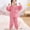 Pink, variant on TAIAOJING Toddler Baby Girl Summer Clothes Pajamas Children's Thickened Velveteen Homewear Warm Cute Girls' Set Autumn And Winter Plus Velveteen Winter 3-4 Years